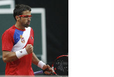 Tenis:Srbija-Češka 1:1 Tenis:Srbija-Češka 1:1