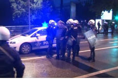 Protesti opozicije u Podgorici Protesti opozicije u Podgorici